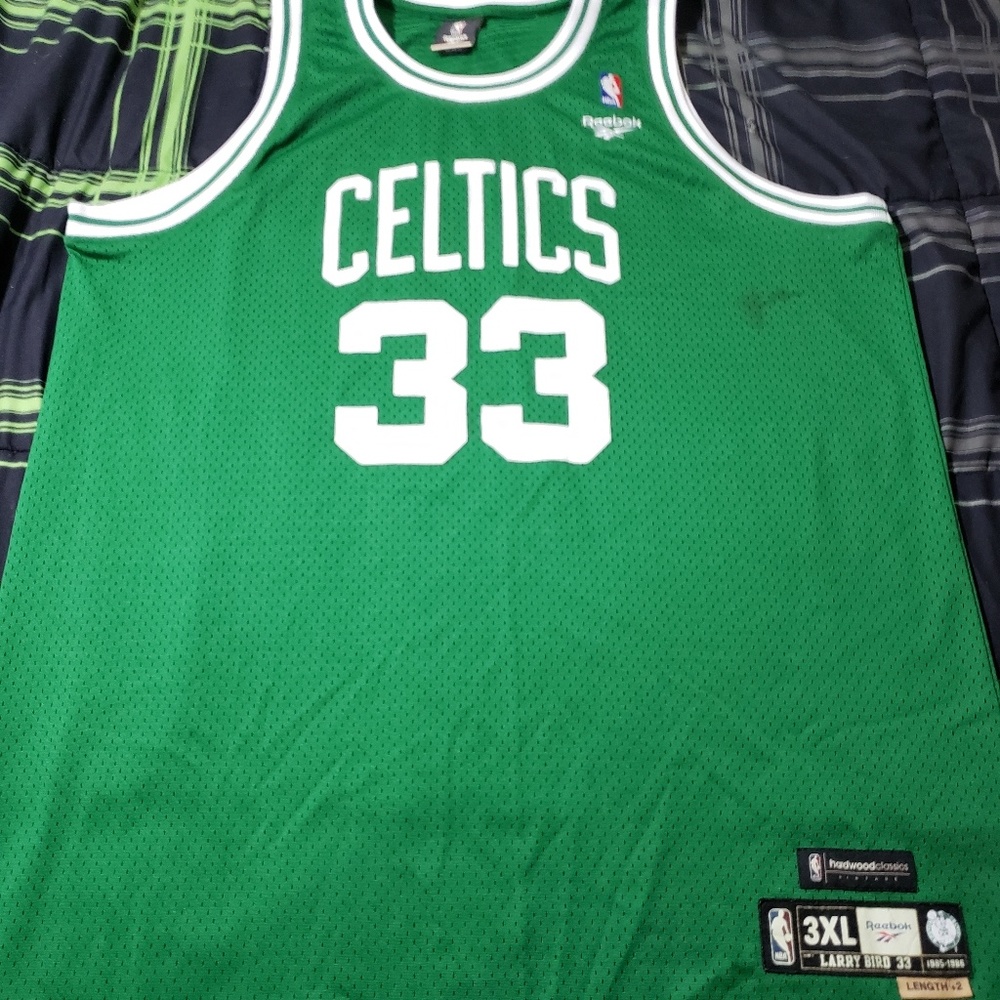Reebok Larry Bird Celtics Jersey